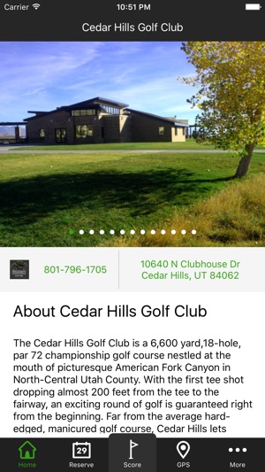 Cedar Hills Golf Club - Scorecards, GPS,