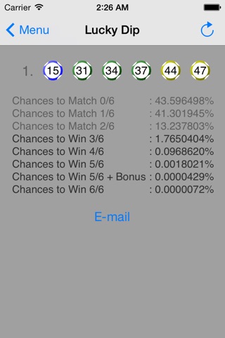 Lotto Win! screenshot 2