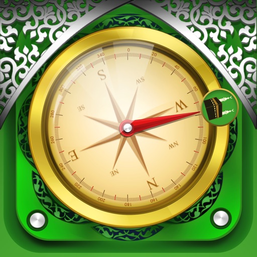 Islamic Compass : Qibla Finder and Global Prayer Times iOS App
