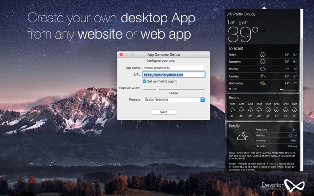 ‎AppGenome - create desktop app from any Website! Screenshot