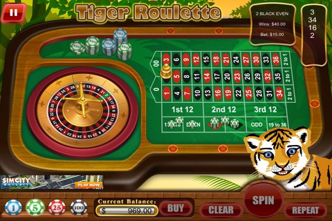 Tiger King Roulette  Play  Vegas Powerup Casino Machine screenshot 2