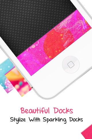Pink Wallpaper Maker for your Home Screen - Make custom Backgrounds with colorful Frame, Shelf & Docks screenshot 4
