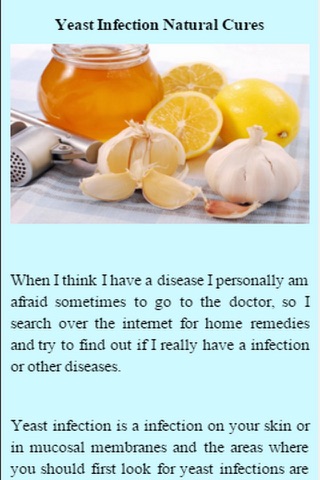 Home Remedies For Yeast Infections screenshot 2