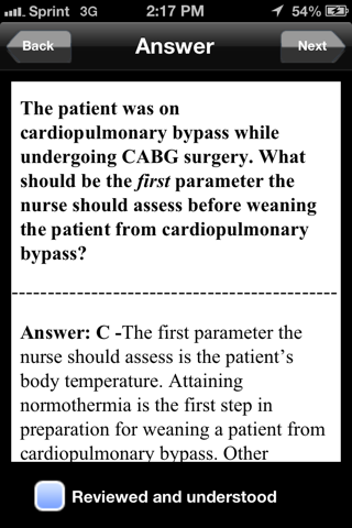 CSC Cardiac Surgery Nursing Exam Prep screenshot 3