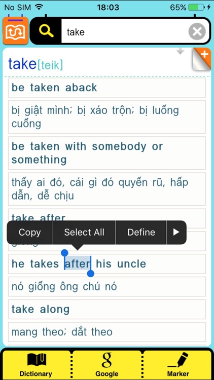 DioDict3 ENG–VIE Dictionary screenshot-3