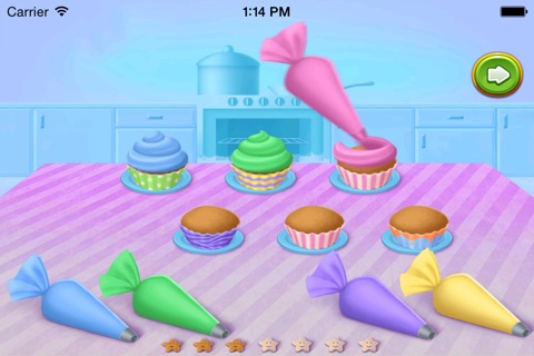 cupcakes - cupcake recipes - Lets Make Cup Cakes Free - Mama's Cupcake Kitchen : Crazy Cup Cake Maker & Decorator screenshot 4