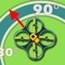 Learn about angles and compass points while flying your Drone to collect the coins 