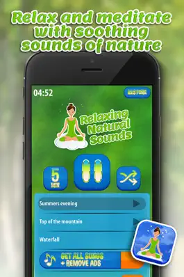 Game screenshot Sons da natureza relaxantes - Música ambiente para meditação e sono profundo apk