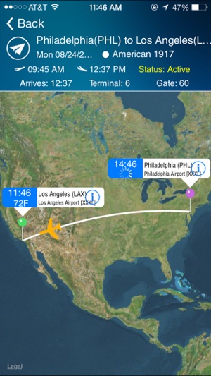 Los Angeles Airport (LAX) Flight Tracker