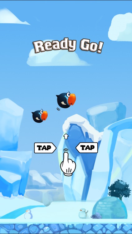 Smart Bird Flying Avoid Crisis