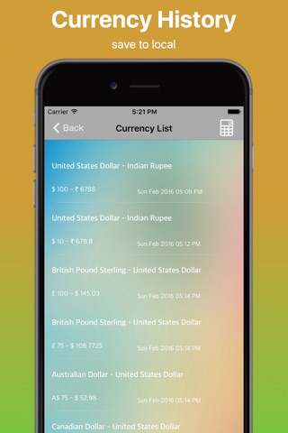 iCurrency Converter and Calculator screenshot 2