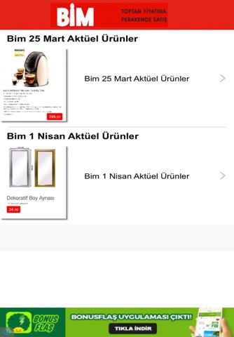 Bim Aktüel Ürünler screenshot 2