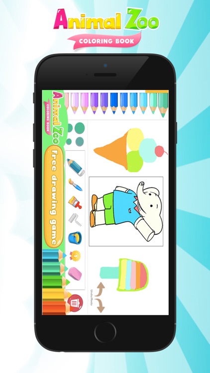 Coloring Book Animals Zoo