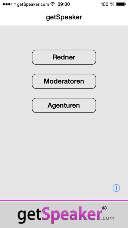 getSpeaker.com  Redner - Moderatoren - Agenturen