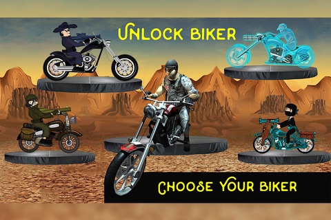 Biker Ninja:Quick Gun Escape Pro screenshot 2