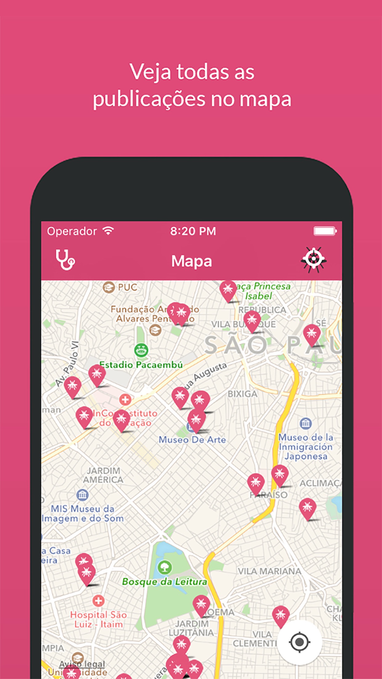 Screenshot do app Sem Dengue
