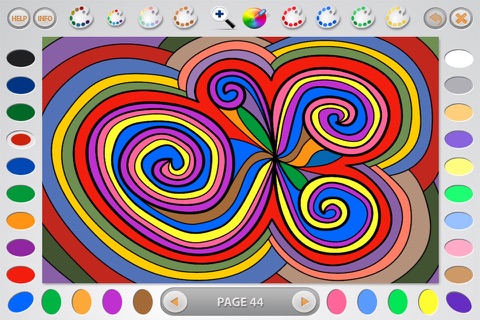 Coloring Book 26 Lite: Geometric Designs screenshot 2