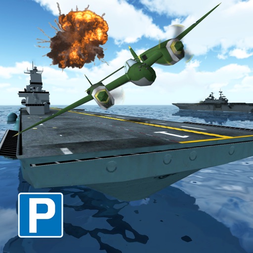 3D WWII Carrier Parking PRO - Full Aircraft Warship Driving Simulator Version icon