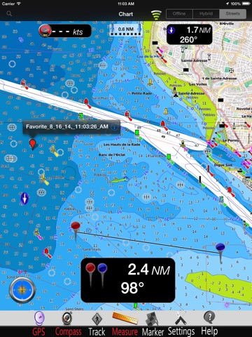 France North GPS Charts Pro screenshot 3