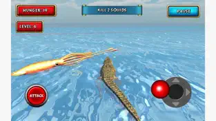 Screenshot 2 Crocodile Sim Beach Hunt iphone