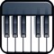 This is a typical piano app with a real key notes and sound