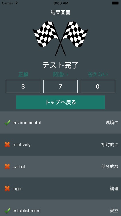 Toeic 990 英単語: 小学, 中学 向けい, 単語, 発音, 文法も1秒思い出す screenshot-3