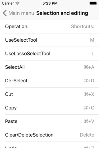 Shortcuts for SketchBook Pro screenshot 4