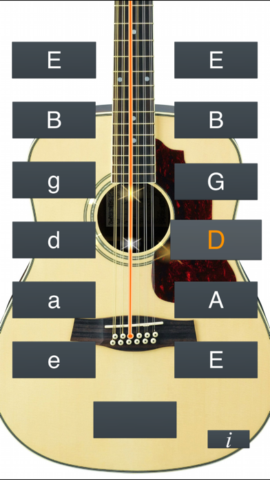 12-String Guitar Tuner Simple Screenshot 5