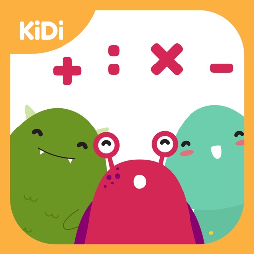 Kidi Monster Math - Learn Math in Easy and Fun Way! Icon
