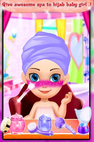 Hijab Baby Makeup Salon - Girls Game screenshot 2