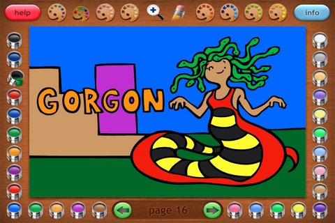 Coloring Book 29 Lite: Mythical Creatures screenshot 2