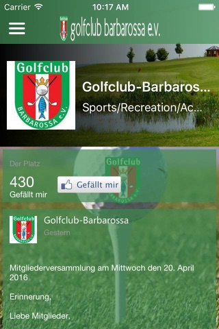 Barbarossa e.V  Golfclub screenshot 3