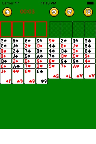 Freecell - Solitaire game screenshot 2