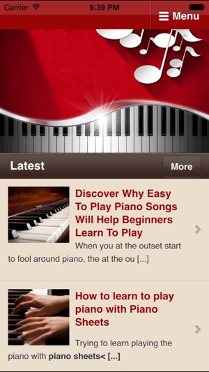 Learn to Play Piano‎ -  Simple Tips for Playing The Piano(圖1)-速報App