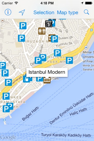 Leisuremap Turkey, Camping, Golf, Swimming, Car parks, and more screenshot 2