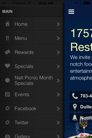 1757 Restaurant screenshot 2