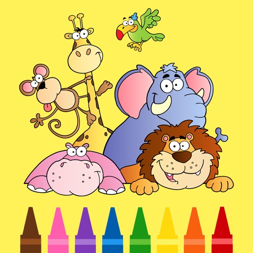 Printable Animal Coloring Worksheets for Pre K & Kindergarten iOS App