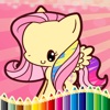 Coloring Game For Kids Pony Edition