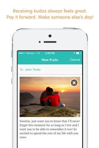 Kindkudos: Send a kind kudo screenshot 3