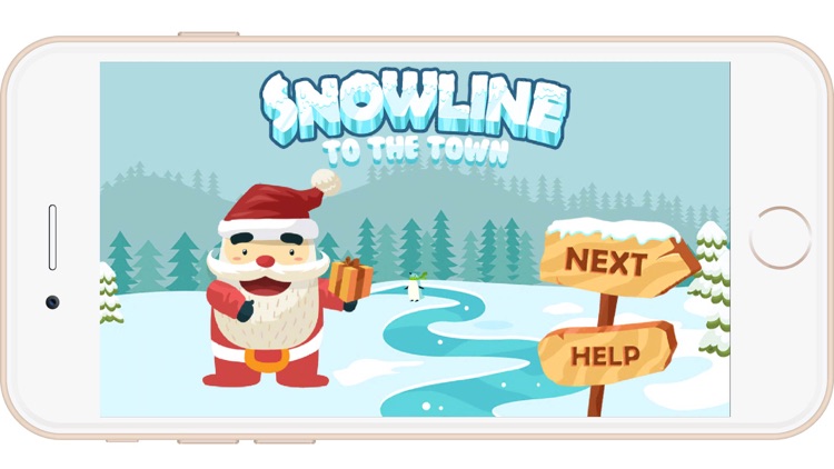 Snow Line Puzzle: Christmas Games for Noel Eve