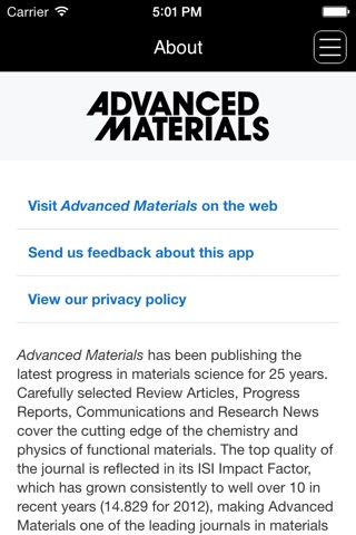 Advanced Materials screenshot 2