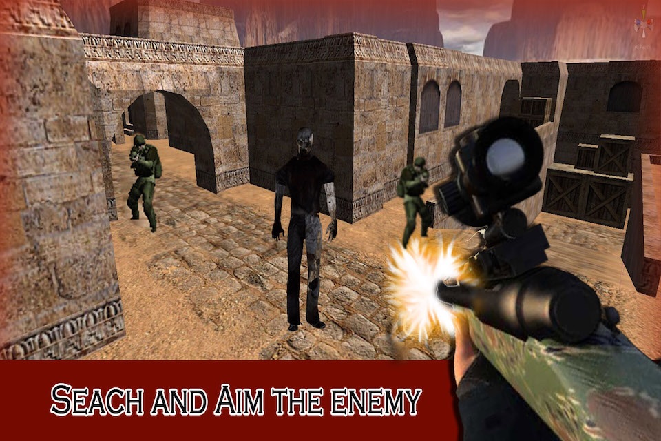 Zombie Sniper 3D - Critical Shooting:  A Real FPS Zombie City 3D Shooting Game screenshot 4