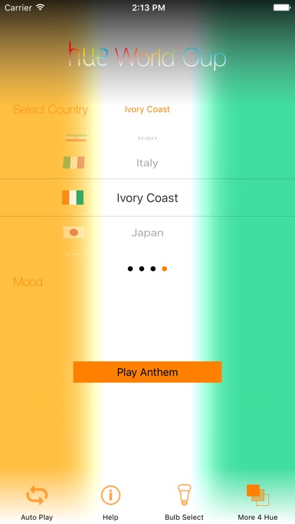 Hue World Cup for Philips hue screenshot-3