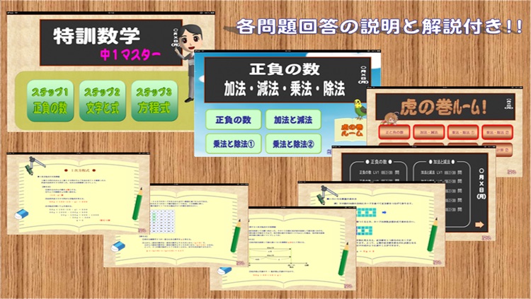 特訓数学中1マスター