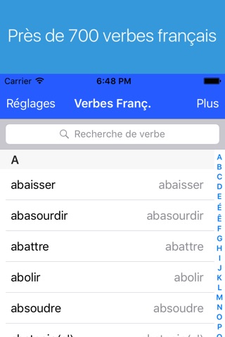 French Verb Conjugator Pro screenshot 2