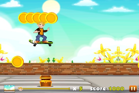 Extreme Skater Kid Surfers Free - Epic Speed Journey Mission screenshot 2