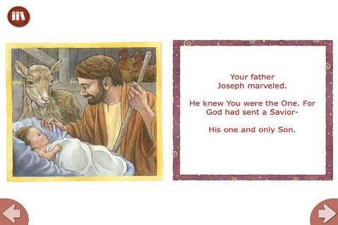 Happy Birthday Jesus - Read along interactive Christmas eBook in English for children with puzzles and learning games screenshot 4