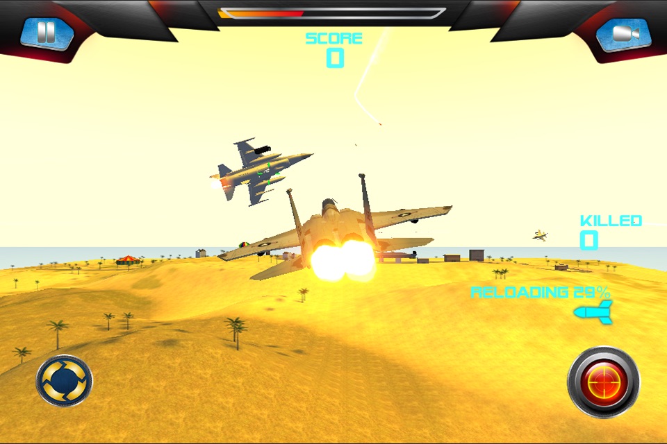 Air Strike Beach War Zone Flight Unlimited screenshot 3