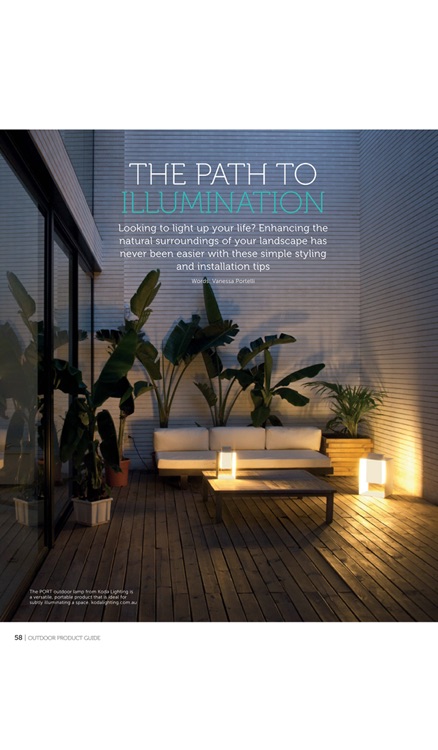 Outdoor Design & Living Product Guide