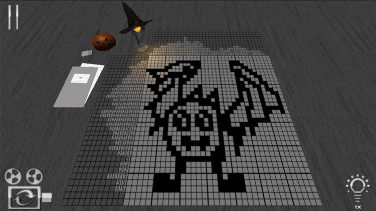 Halloween Japanese Crossword - Most Magical Nonogram in World